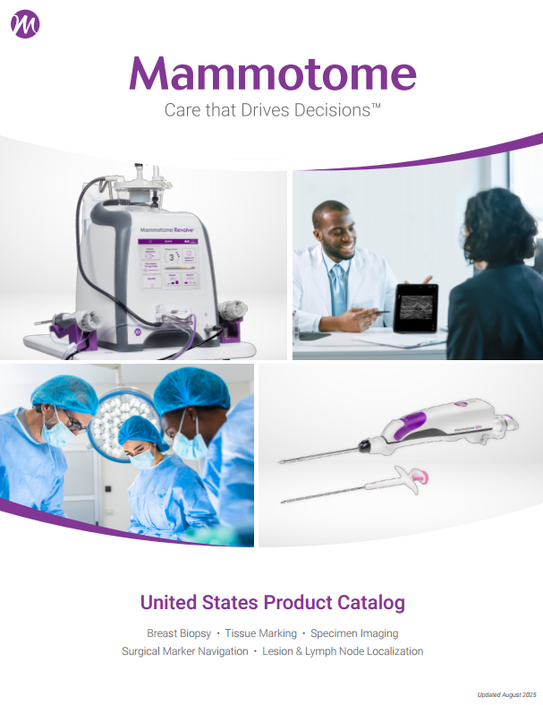 Mammotome Complete Breast Biopsy Product Catalog 2025